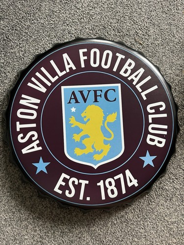 Aston villa bottle top sign - aston,