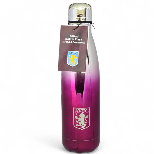 Aston villa water bottle - water,
